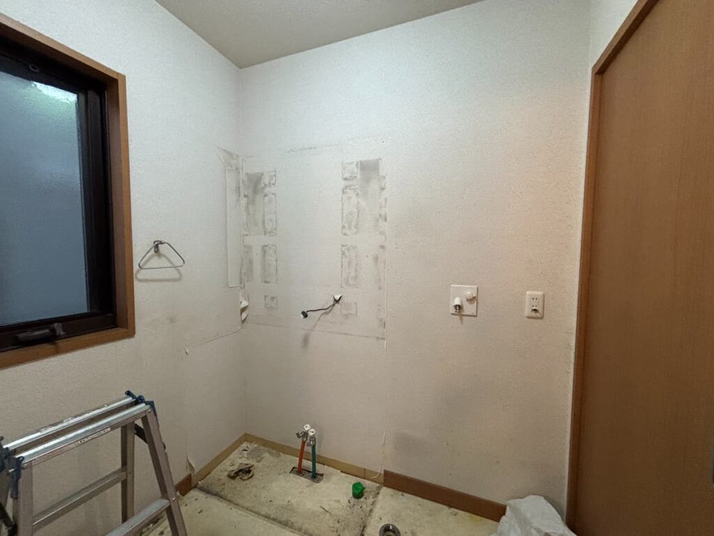 リフォーム工事途中