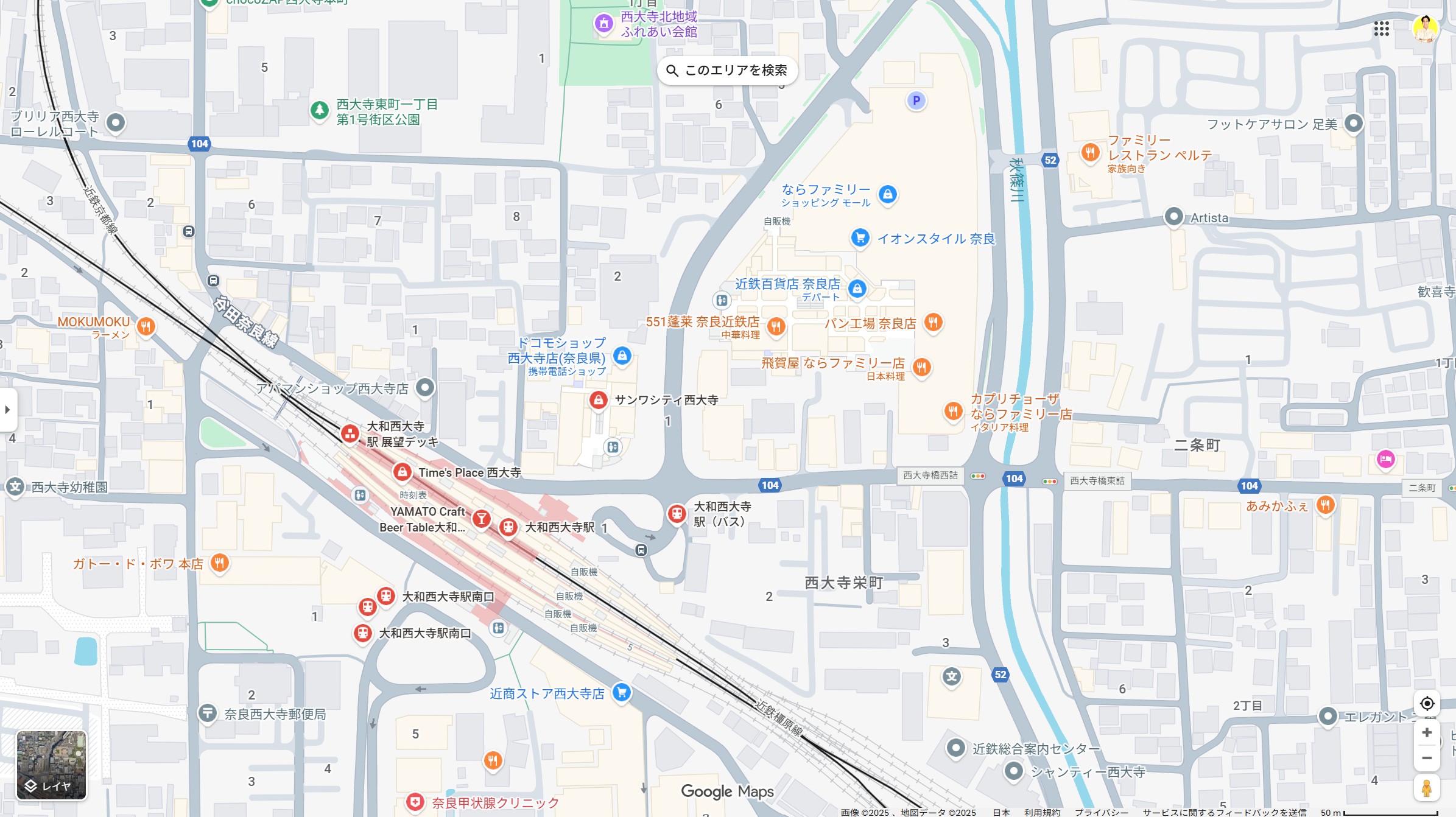大和西大寺駅